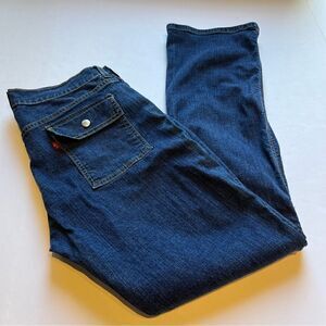 Levi's Women's Outback Demi Bootcut Blue Jeans Size 12 Mis M